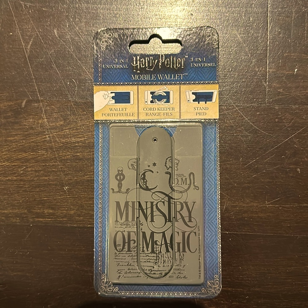 Harry Potter Mobile Wallet Universal | 3 In 1 |Cord Keeper & Stand